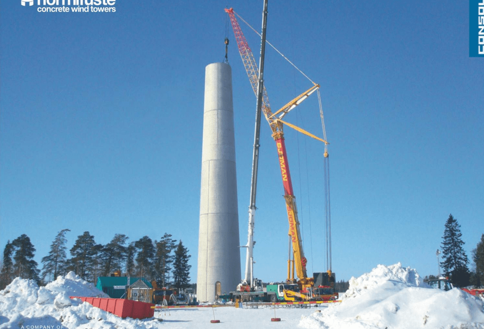 4 torres eólicas, Hamina, Finlandia
